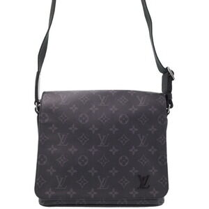 Louis Vuitton Monogram Eclipse Black District NM Shoulder Bag